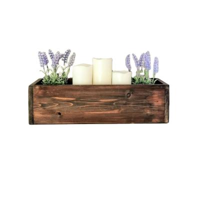 China Rustic Wood Tissue Box Storage Box China Wooden Bathroom Display Box for sale