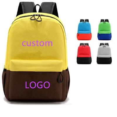 China Large Size Waterproof Quick Production 28*12*42cm Custom Printing Oxford Waterproof Schoolbags School Bags For Girls Boys Children for sale