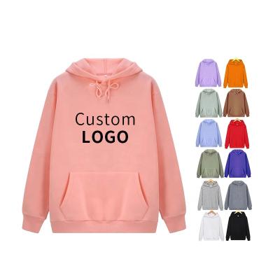 China high quality custom woolen pullover Anti-wrinkle cotton oversized street use print thick simple empty gym jogging hoodie for sale