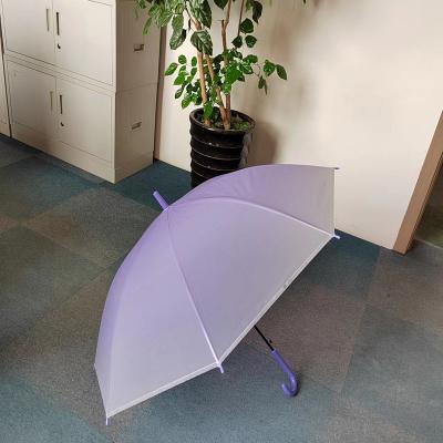 China Gradient Color Fashion Fresh Cute Travel Kids Modern Frosted Straight Umbrella for sale