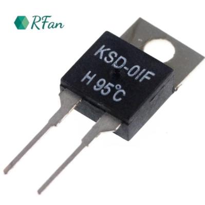 China Small KSD01F Thermal Protector Thermal Resettable Fuse For Circuit Board for sale