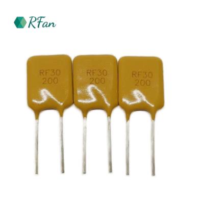 China RF30-200 30V 2.0A Hold 4.0A Trip UL pptc resettable fuse voor elektrische spuitlader Te koop