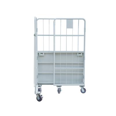 China Factory Wholesale Logistics Transfer Metal Roll Container Without Door for sale