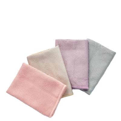 China Wholesale 40*60cm Super Absorbent 300gsm Kitchen Water Absorbent Microfiber Dish Towel Glass Cloths Kitchen Cleaning Cloth for sale