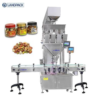 China Automatic food box canning beans filling machinemeat coffee popcorn chickpea beans filling machine for sale