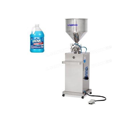 China Beverage Bottle Filling Machine Semi Automatic Round Weighing Glass Bottle Filling Machine for sale