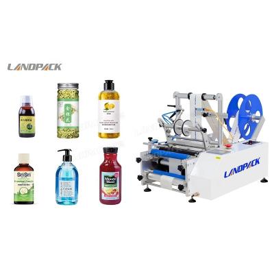 China Small Beer Landpack LP-SA01 Food Bottle Manual Label Applicator Labeling Machine for sale