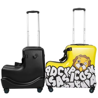 China ABS 2024 hot sell suitcase ABS+PC children luggage travel suitcase for sale