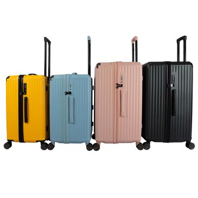 China ABS Hot selling Iron Trolley Luggage  travel bags suitcase sets for Long Trip Suitcase with TSA  Lock for sale