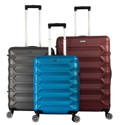 China ABS 2023new design Carry on suitcase ABS+PC 3 pcs nested luggage  20