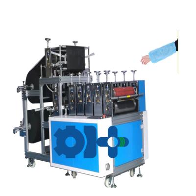 China Hospital Disposable Long Arm Sleeve Nonwoven Cover Making Machine Eco-friendly Disposable PP Nonwoven Arm Sleeve Covers for sale