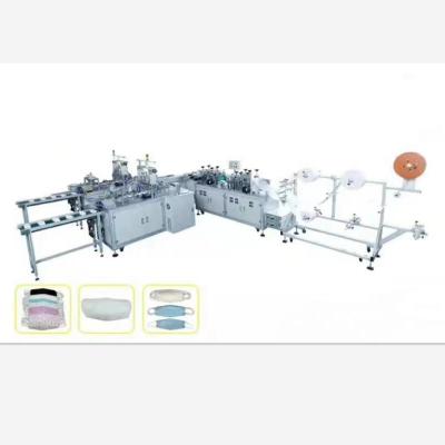 China energy & DH-KZJ003 1+3 Extracting Automatic Outer Face Mask Production Line Baby Mask TOPS GRATE PROTECTIVE Disposable Face Mask Making Machine for sale