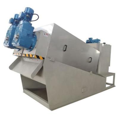 China Moisture Content Farm Volute Screw Press Dewatering Volute Sludge Dewatering Machine Low Speed for sale