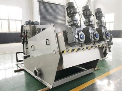 China Automatic multi disc screw press sludge dewatering screw press dehydrator for wastewater treatment for sale