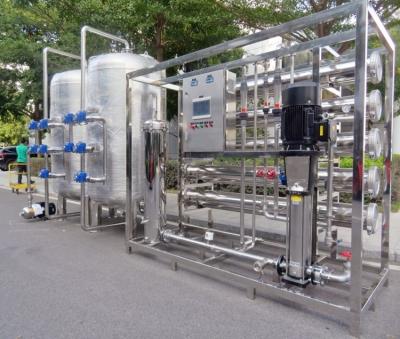 China 1500 Kg Weight 250 Lph Reverse Osmosis Water Treatment Equipment For Drinking Water Distribution Company for sale