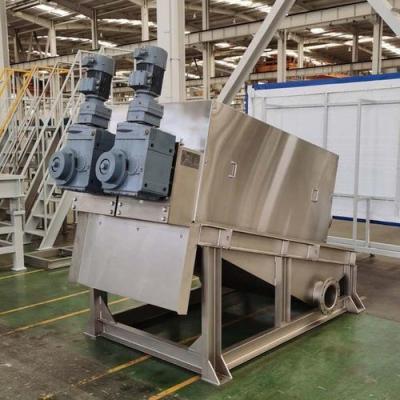 China Sludge Dewatering Volute Screw Filter Press Essential Machine For Wastewater Treatment And Dehydration for sale