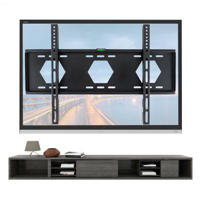 China Cold Roll Flat Screen Max Vesa 640*420MM Fixed TV Wall Mount Brackets With Water Level 32