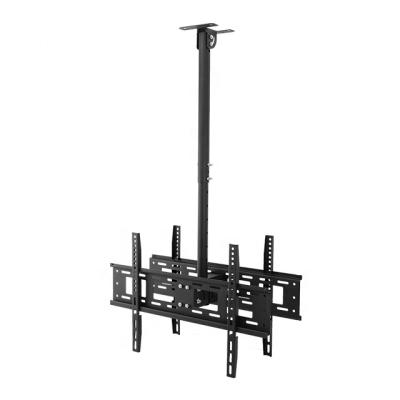 China Cold Roll Steel Double Source Factory Screen LCD TV Bracket Ceiling TV Mounts Bracket Max VESA 650*420MM For 40