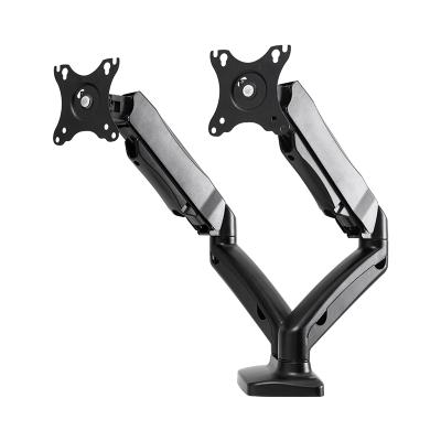 China Hang Monitor Dual Arms Monitor Fender Desktop Monitor Mount Table Stand For 13