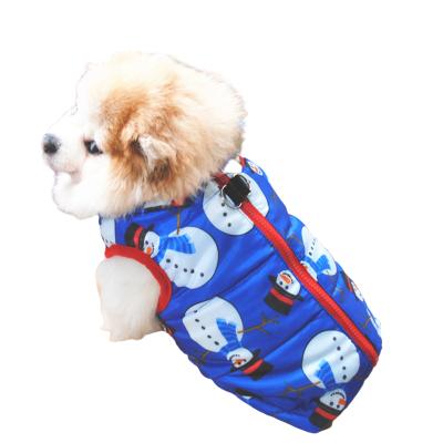 China Fashionable Winter Stocked Windproof Dogs Small Coat Puppy Jacket Polyester Dog Clothes Puppy Clothes WJC1301 for sale