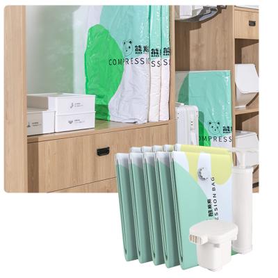 China Modern wholesale price vacuum storage bag with electric or hand pump for clothes toys vacuum storage bags for sale