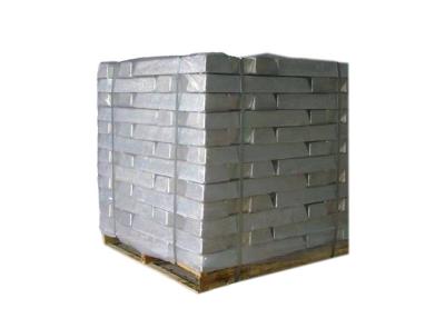 China Magnesium Ingot Bright Silver Magnesium Metal Alloy 99.98% 25kg for sale