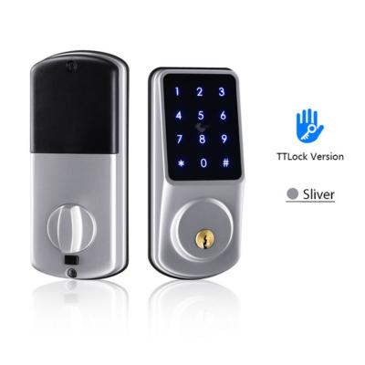 China M1 Aluminum Alloy Good Quality New Arrival TTT Lock APP Smart Wifi Door Lock Card Hotel Door Locks For Wooden Doors for sale