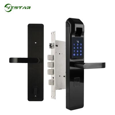 China Stainless Steel Biometric Smart Door Lock S903 Electronic Fingerprint Verification With Password And RFID Unlock for sale