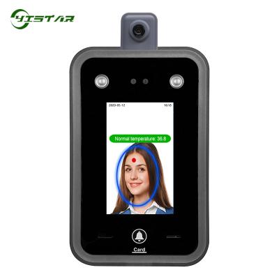 China Built-in camera speed face access control with temperature sensor temperature face access control for sale