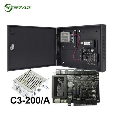 China Top Quality TCP/IP Two Door Access Control Board Linux System 12V5A Power Supply Case C3-200/A Control Panel for sale