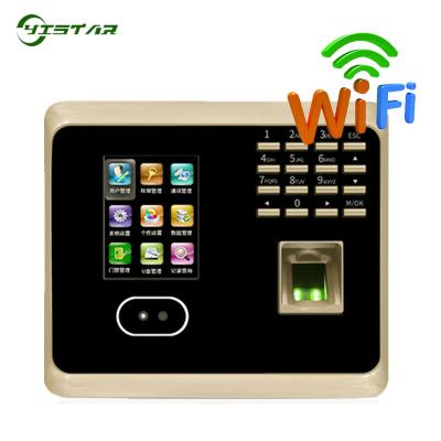 China UF100 Touch Screen Face Recognition Time Attendance System With Fingerprint Reader And 13.56Mhz IC Card Reader WIFI Facial Time Clock for sale