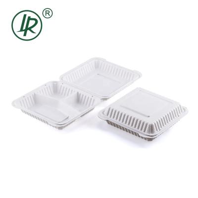 China Clamshell 9Inch Hamburger Togo Box Food Plastic Fast Food Packing Dispos Lunch Box Microwavable Plastic Food Container for sale