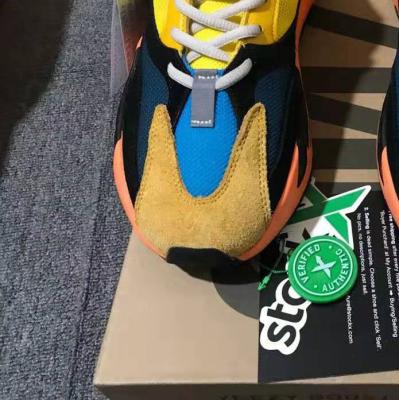 China EVA 2021 new color yeezy Sun 700 yezzy shoes bright yellow mesh sneakers for men and women for sale