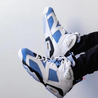 China Active Sports AIR AJ6 UNC Shoes Top Quality College Shoes Outdoor Basketball Shoes For Men for sale