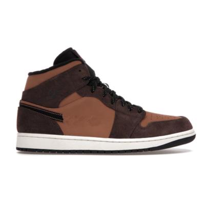 China Release J0rdan 1 Se Basketball Shoes Mens Sneaker Dark Chocolate Brown Black Winter Active Good Quality Sports New Retro Mid for sale