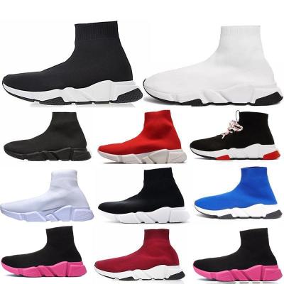 China Balenciga Sports Sneaker Designer Men Women Active Running 1.0 Speed ​​Trainer Socks Sneakers Walking Triple Black White Sport Shoes for sale