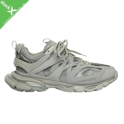 China hot sale 1:1 stock x OG fashion brand design shoes track triple GRAY trainer shoes waling shoes for men and women 36-45 for sale