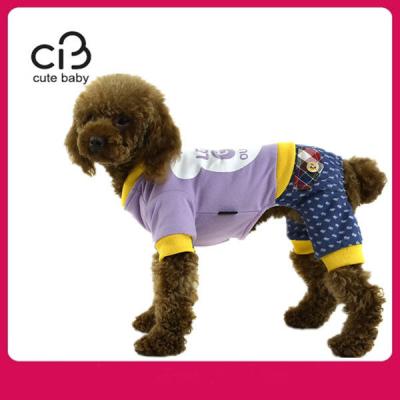 China Custom 100% Cotton Cute Pet Clothes Dogs Apparel for sale