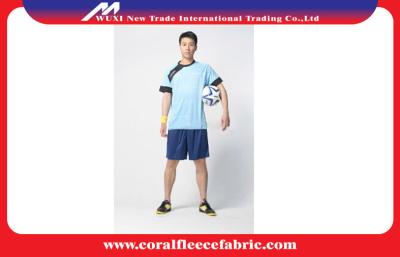 China Dry fit Polo Quickly Dry Football Shirts / Soccer Uniform Sets with Plus Size for sale