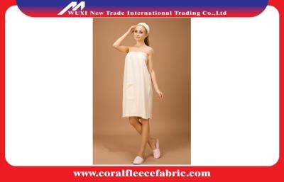 China Sexy Waffle Tube Top Luxury Girls Bathrobe with Soft Cotton , Summer Night Dress for sale