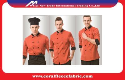 China OEM Hotel / Kitchen Cotton Custom Chef Uniforms Acidproof and Anti-Bacterial for sale