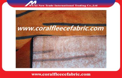 China Embossed PV Plush Fabric for Toy and Blanket , Knitted Plush Fabric 180 ~ 350gsm for sale