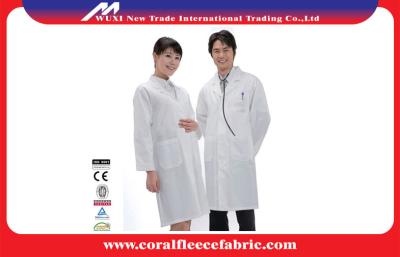 China Medical Eco-friendly Reusable Doctors Lab Coats for Women and Men , Antibacterial for sale