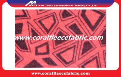 China Anti-Static Knitted Coral Polar Fleece Fabric / Fleece Blanket Fabrics Tear-Resistant for sale