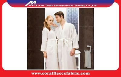 China White Waffle Kimono Luxury Bathrobes for Couples for sale