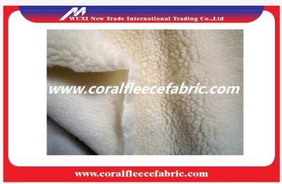 China Multi color Winter Coat and Shoes Lambs Wool Fabric / WOOL Fleece Fabrics for sale