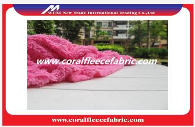 China Multi Color Lambs Wool Jacquard Weave Fabric / Lambs Wool Cloth Material for sale