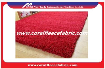 China Custom Polyester Long Pile Shaggy Carpet Red Purple White for Car or Commercial Use for sale