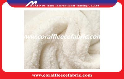 China Double Side Polyester Polar Plush Material , Shu Velveteen , Dyed Polar Plush Fabric for sale