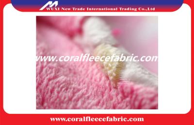 China OEM Polyester Plain Dyed Shu Velveteen and Coral Fleece Fabric with Flower Pattern for sale